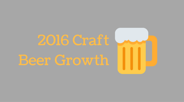2016 Craft Beer Growth